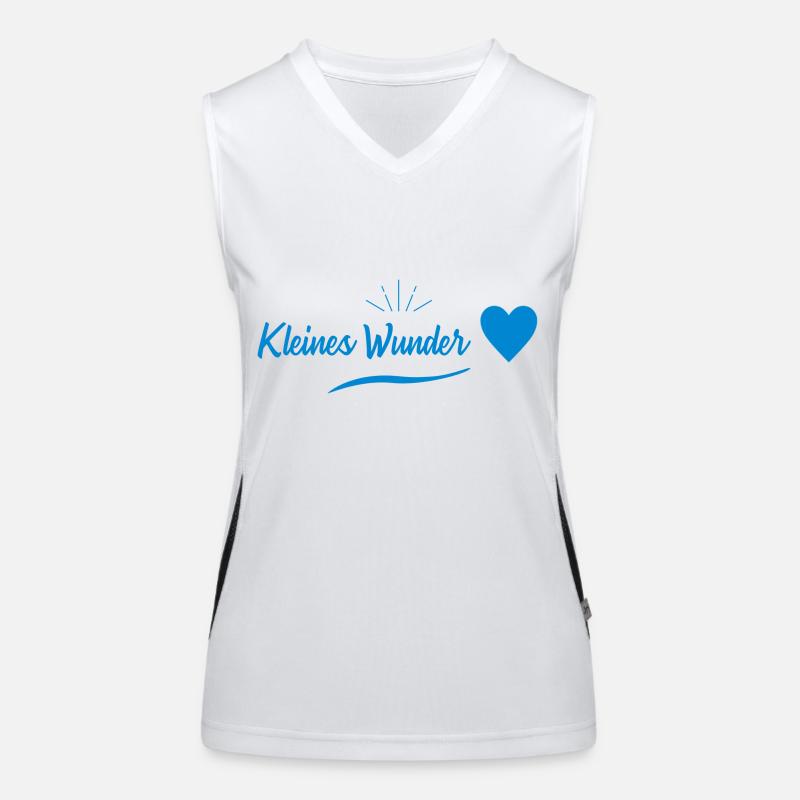 Pregnancy - small miracle Women's Functional Contrast Tank Top