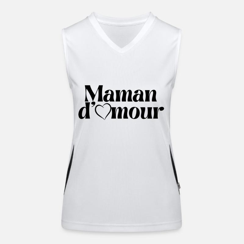 MAMA DER LIEBE Funktionelles Kontrast-Tank Top für Frauen