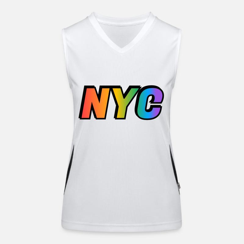 Gay NYC Débardeur respirant contrasté Femme