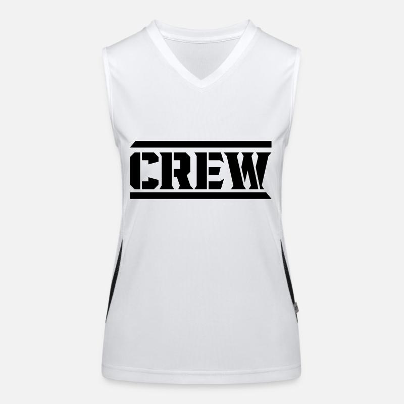 Crew Funktionelles Kontrast-Tank Top für Frauen