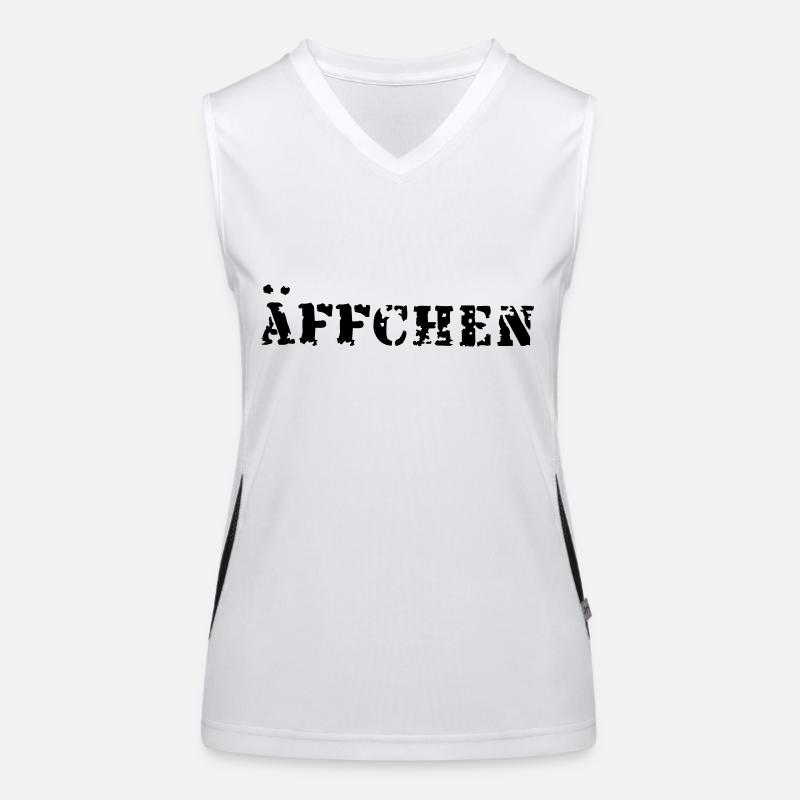 äffchen Funktionelles Kontrast-Tank Top für Frauen