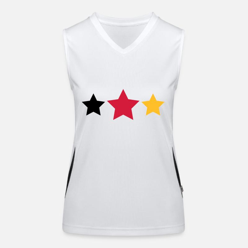 Sterne Funktionelles Kontrast-Tank Top für Frauen
