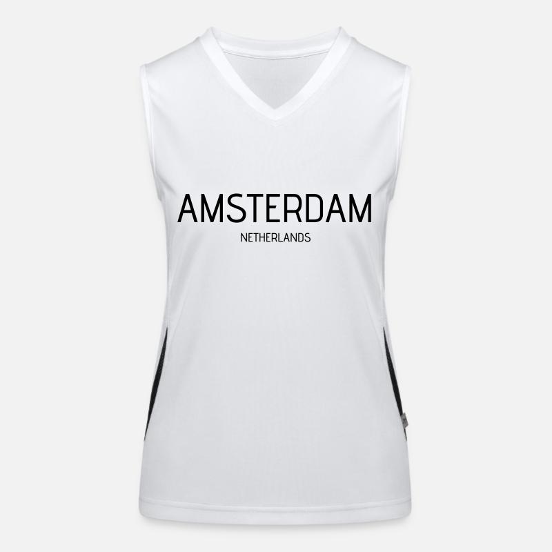 amsterdam Funktionelles Kontrast-Tank Top für Frauen