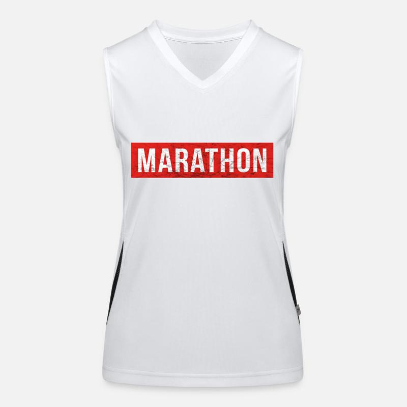 marathon Débardeur respirant contrasté Femme