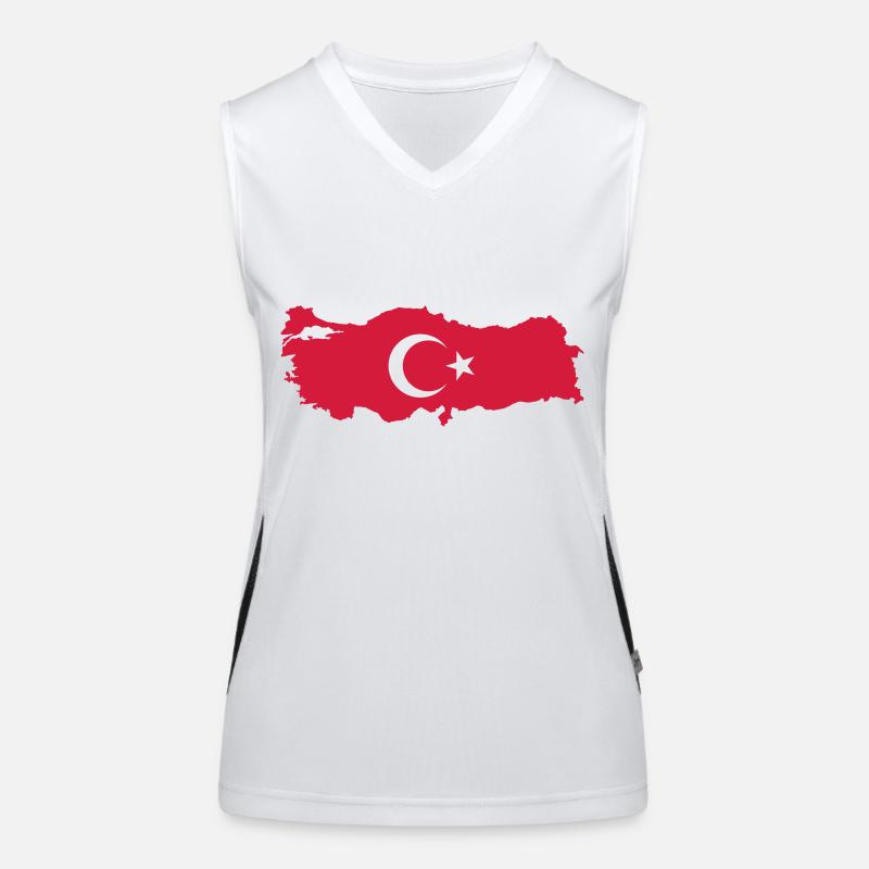 Turkey Women's Functional Contrast Tank Top