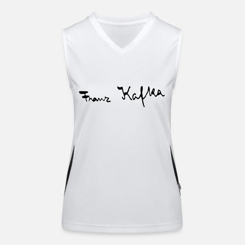 Franz Kafka Funktionelles Kontrast-Tank Top für Frauen