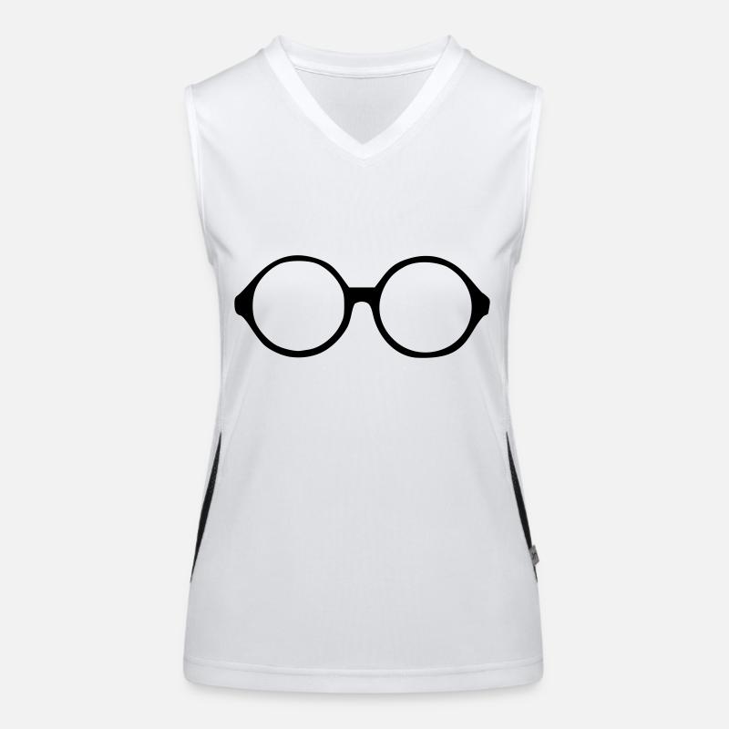 Brille Funktionelles Kontrast-Tank Top für Frauen
