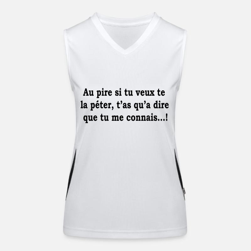 humor Women's Functional Contrast Tank Top