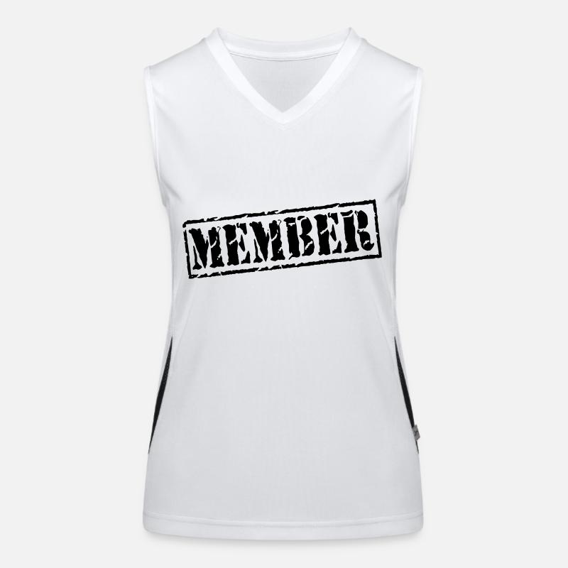 Member Débardeur respirant contrasté Femme