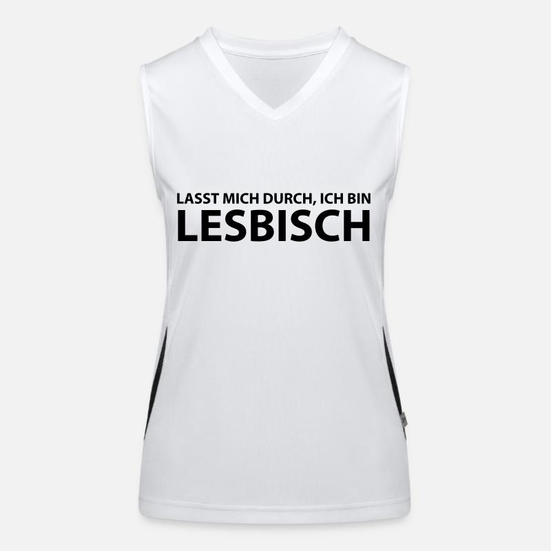 lesbisch Funktionelles Kontrast-Tank Top für Frauen