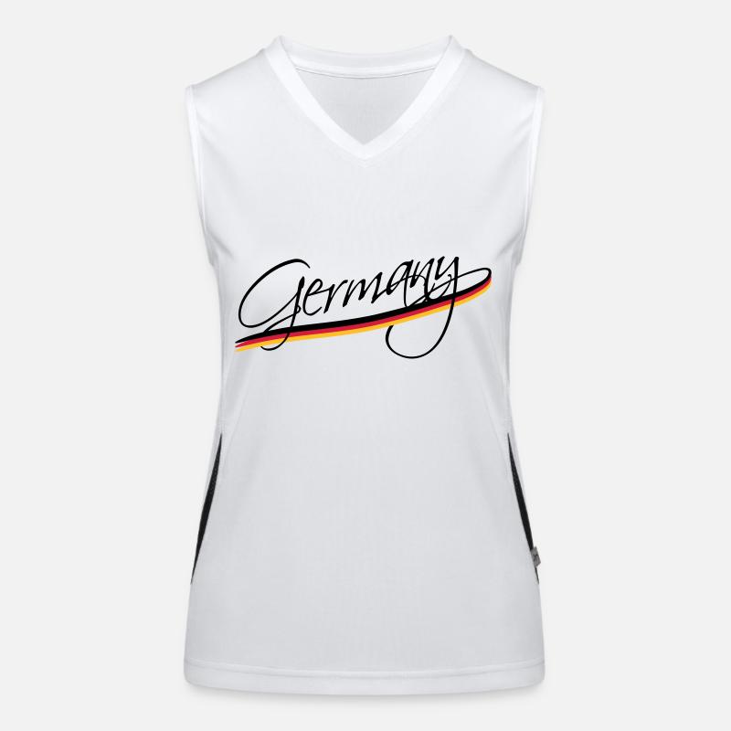 Germany Funktionelles Kontrast-Tank Top für Frauen