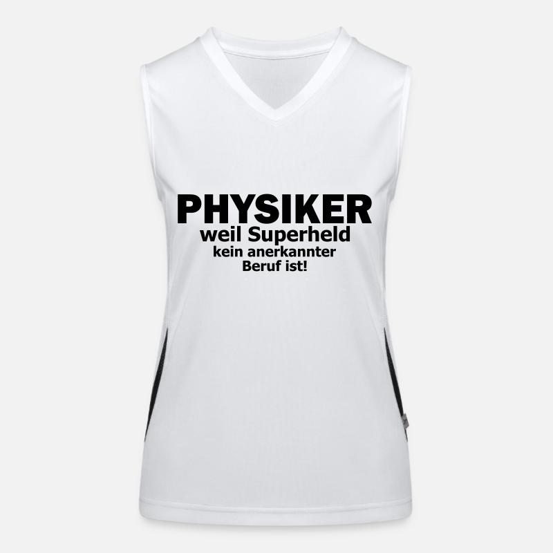 Physiker Funktionelles Kontrast-Tank Top für Frauen