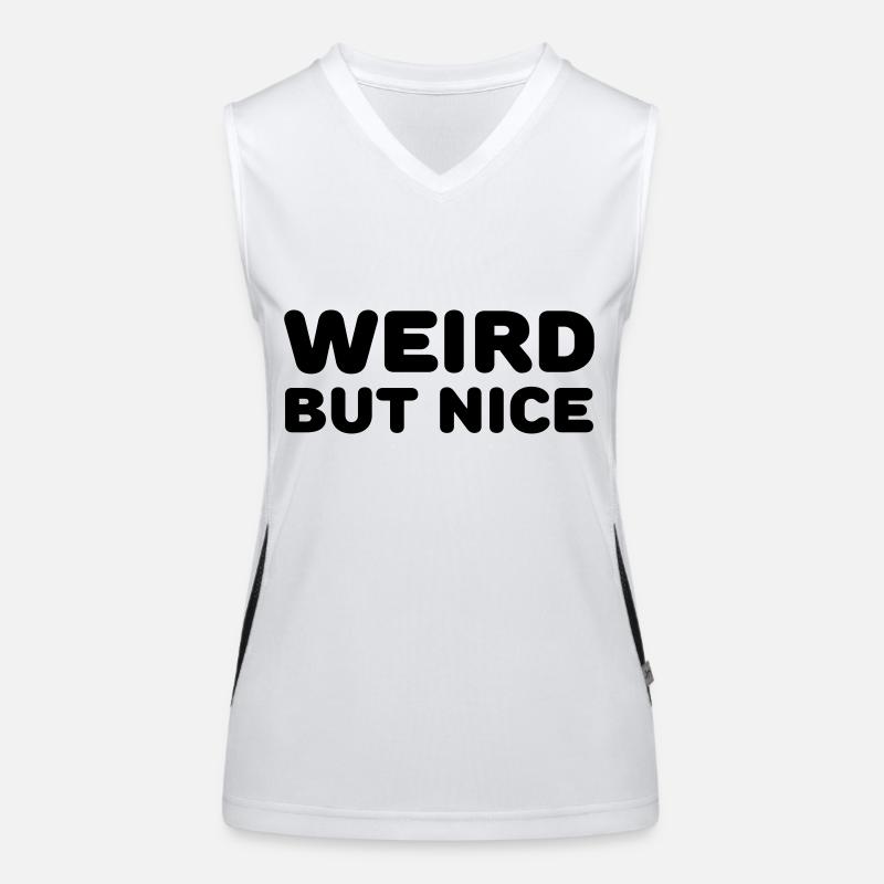 Weird but nice Débardeur respirant contrasté Femme