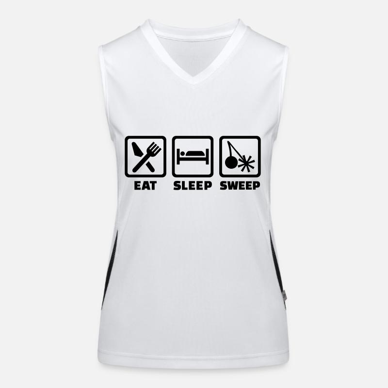 Schornsteinfeger Funktionelles Kontrast-Tank Top für Frauen