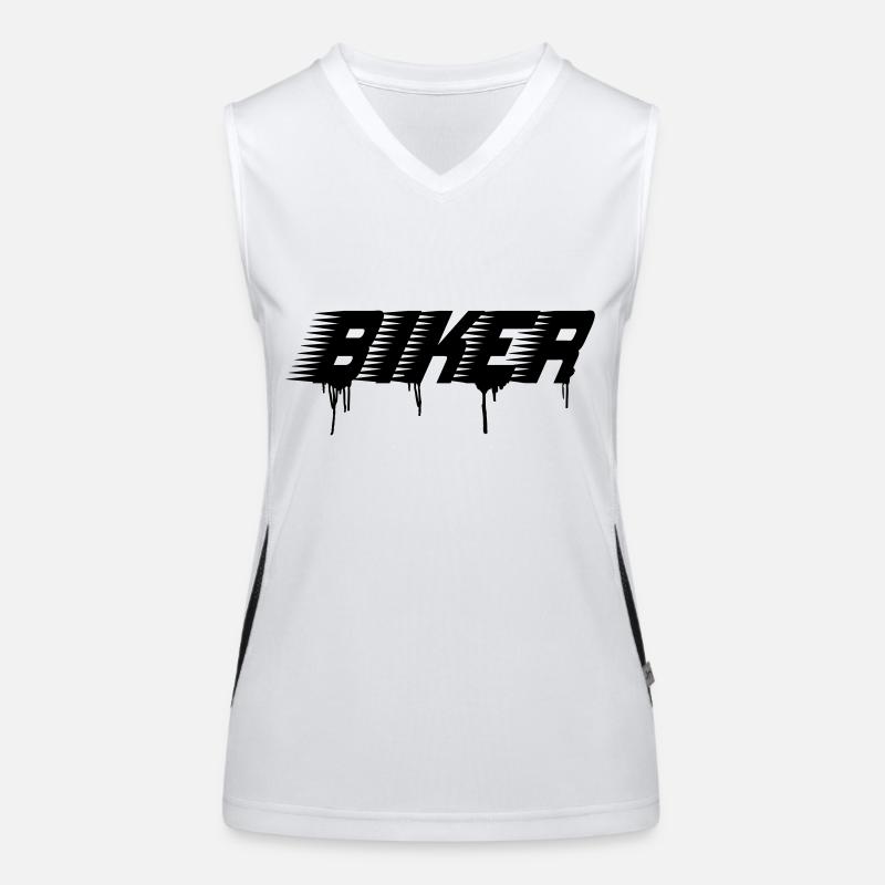 biker Women's Functional Contrast Tank Top