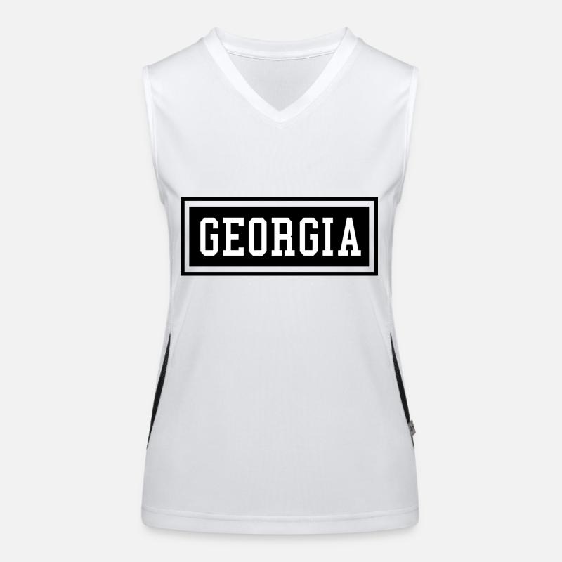 Georgien Funktionelles Kontrast-Tank Top für Frauen