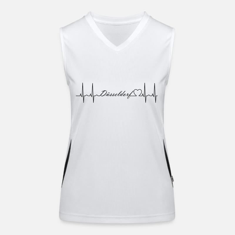 Düsseldorf Funktionelles Kontrast-Tank Top für Frauen
