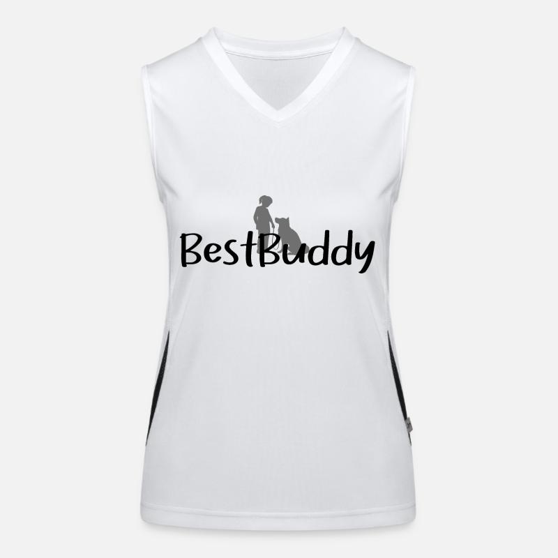 BestBuddy Funktionelles Kontrast-Tank Top für Frauen