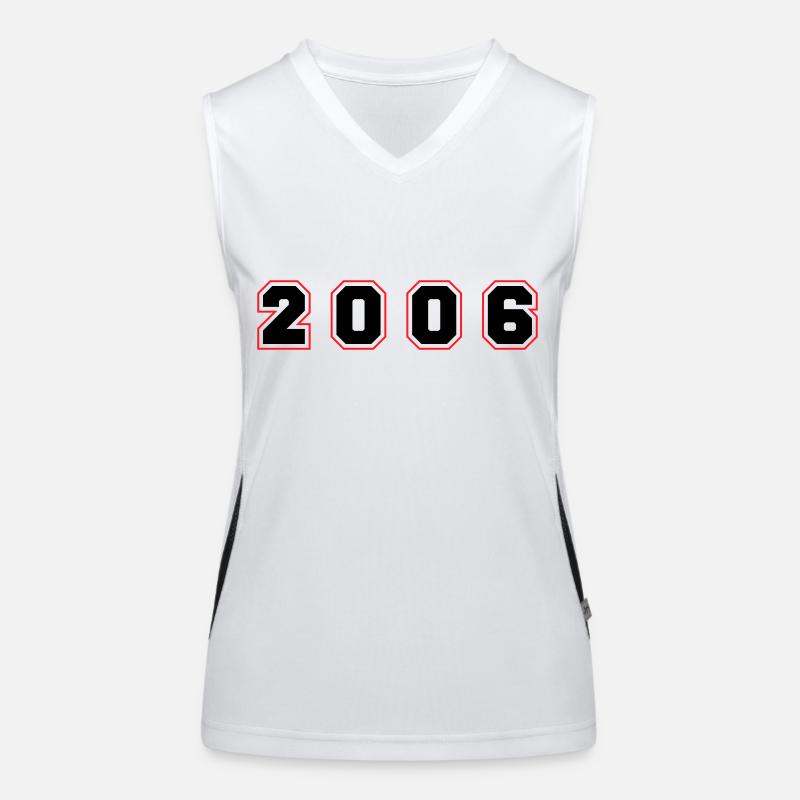 Numéro de l’année 2006 Débardeur respirant contrasté Femme