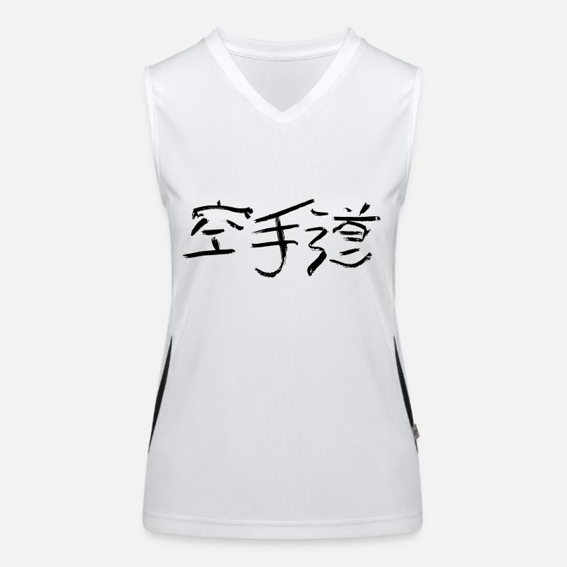 Karate Funktionelles Kontrast-Tank Top für Frauen