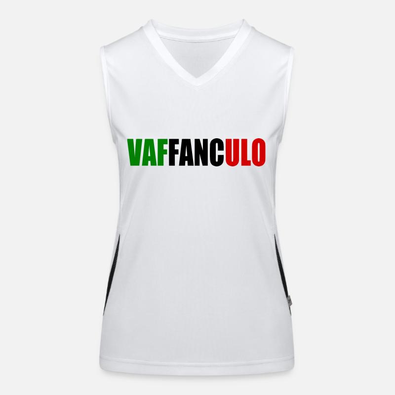Vaffanculo Funktionelles Kontrast-Tank Top für Frauen