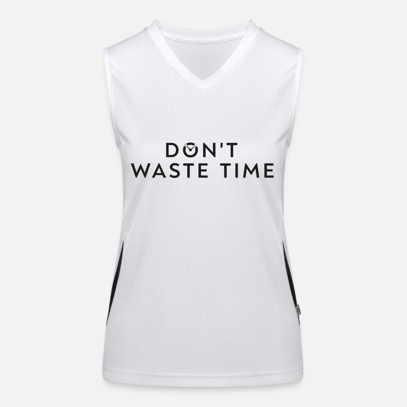 Waste time Women's Functional Contrast Tank Top