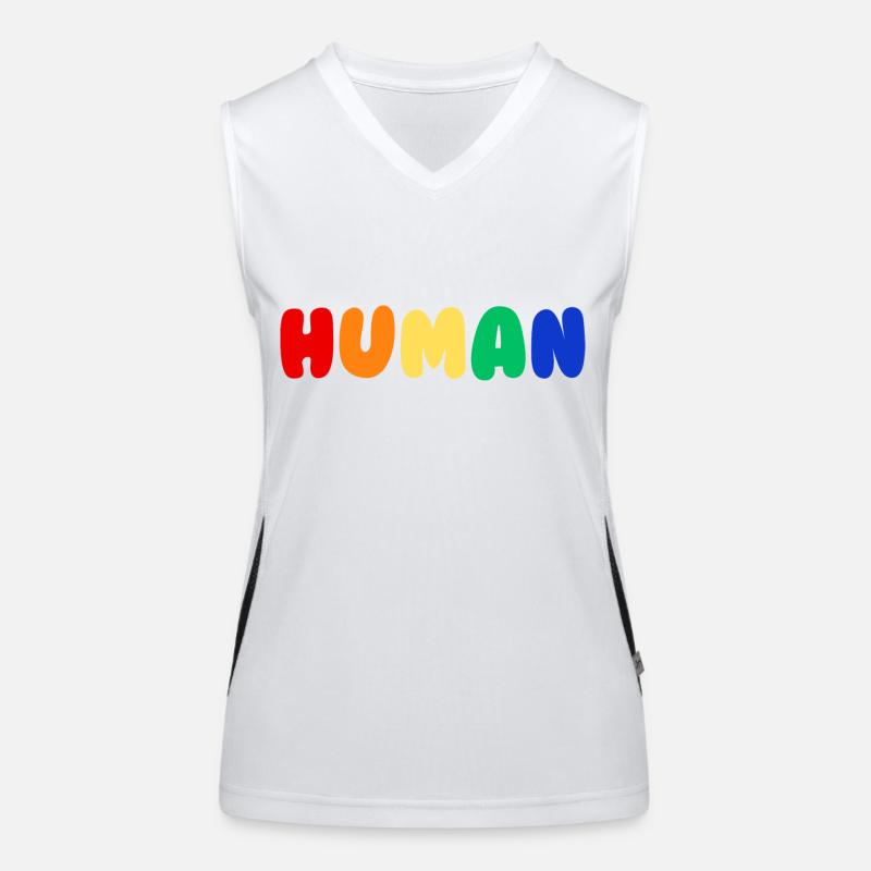 Human Pride Women's Functional Contrast Tank Top