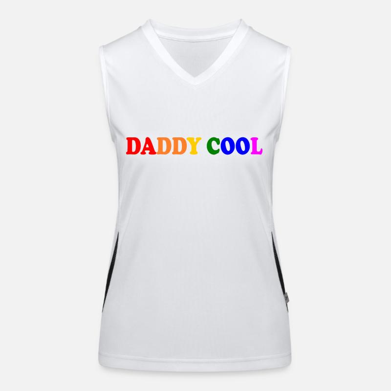 Daddy cool Funktionelles Kontrast-Tank Top für Frauen