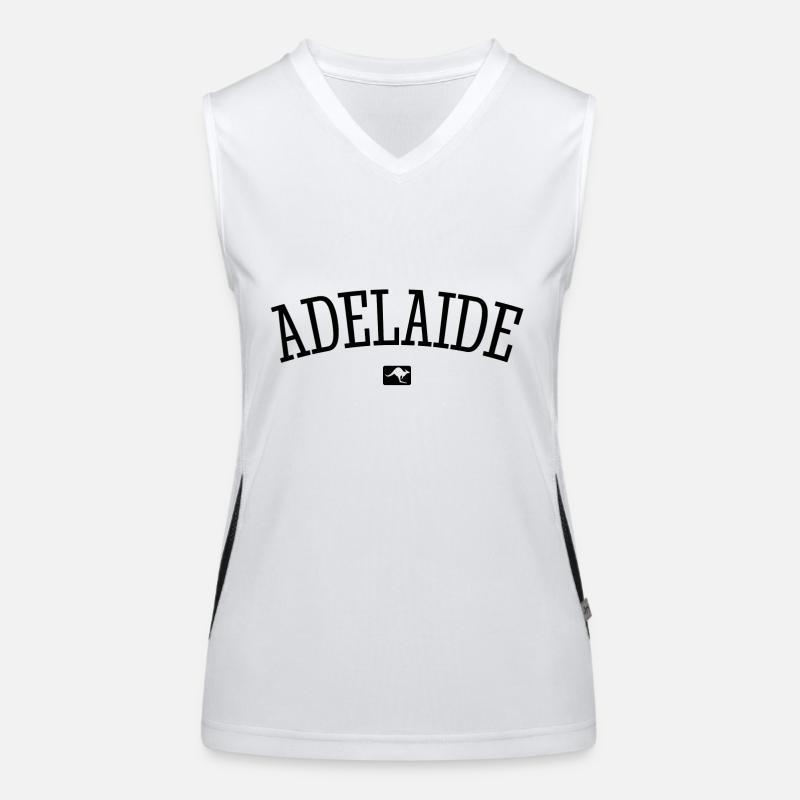 Adelaide Australia Down Under Kangaroo Koala Funktionelles Kontrast-Tank Top für Frauen