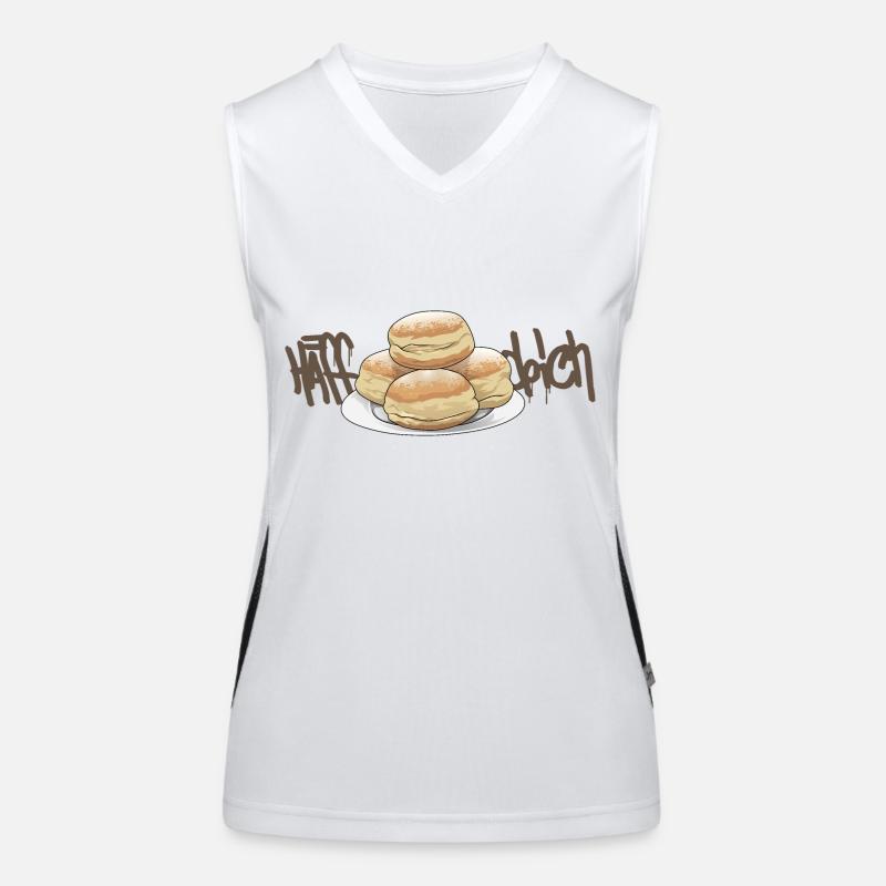 Pâte à levure // beignets // illustration Débardeur respirant contrasté Femme