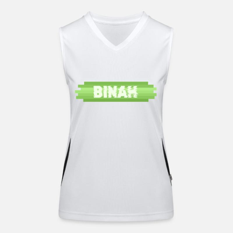 Idée cadeau Binah Débardeur respirant contrasté Femme