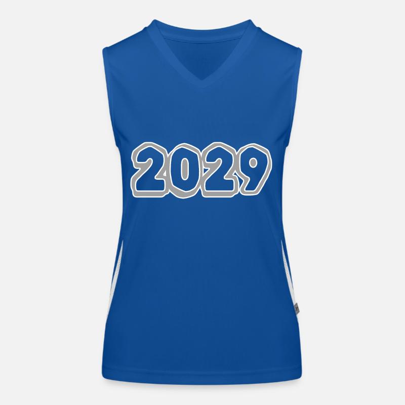Geboren 2029 Funktionelles Kontrast-Tank Top für Frauen