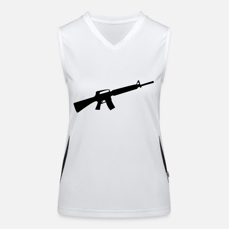 Weapon Gun Women's Functional Contrast Tank Top