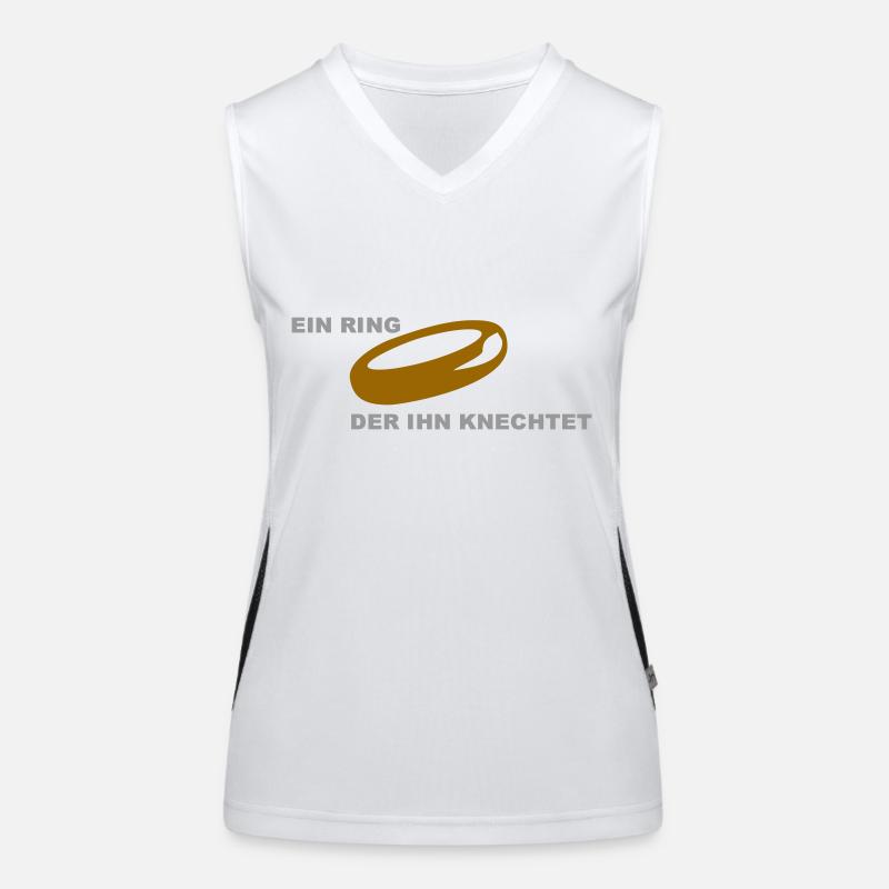 einringknechtetihn Funktionelles Kontrast-Tank Top für Frauen