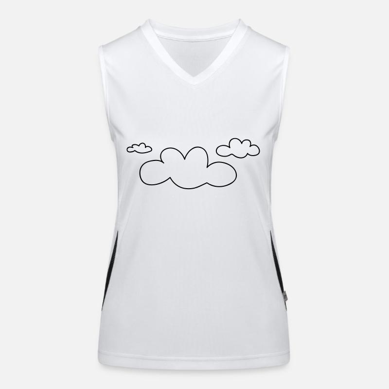 open_clouds Débardeur respirant contrasté Femme
