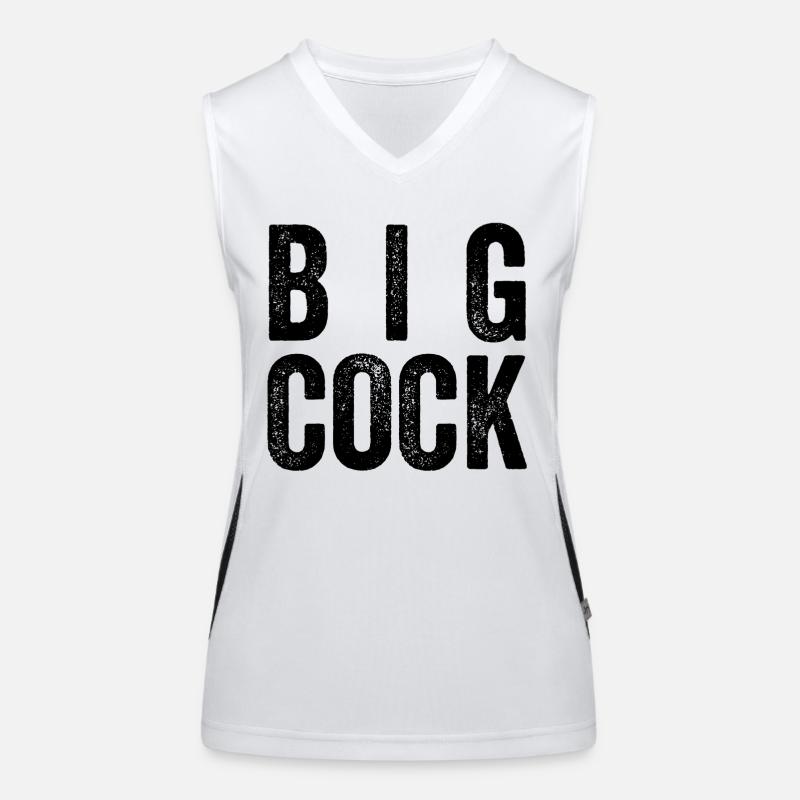 Grosse bite Débardeur respirant contrasté Femme