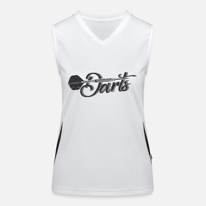 Flèches fléchettes 180 Débardeur respirant contrasté Femme