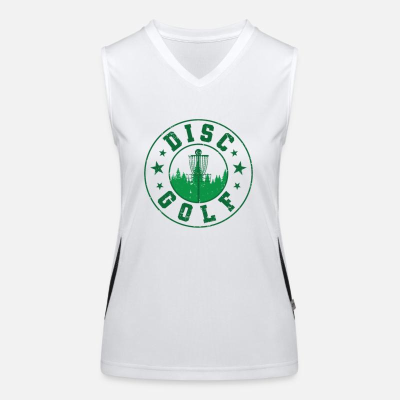 Best disc golfer ever Women's Functional Contrast Tank Top