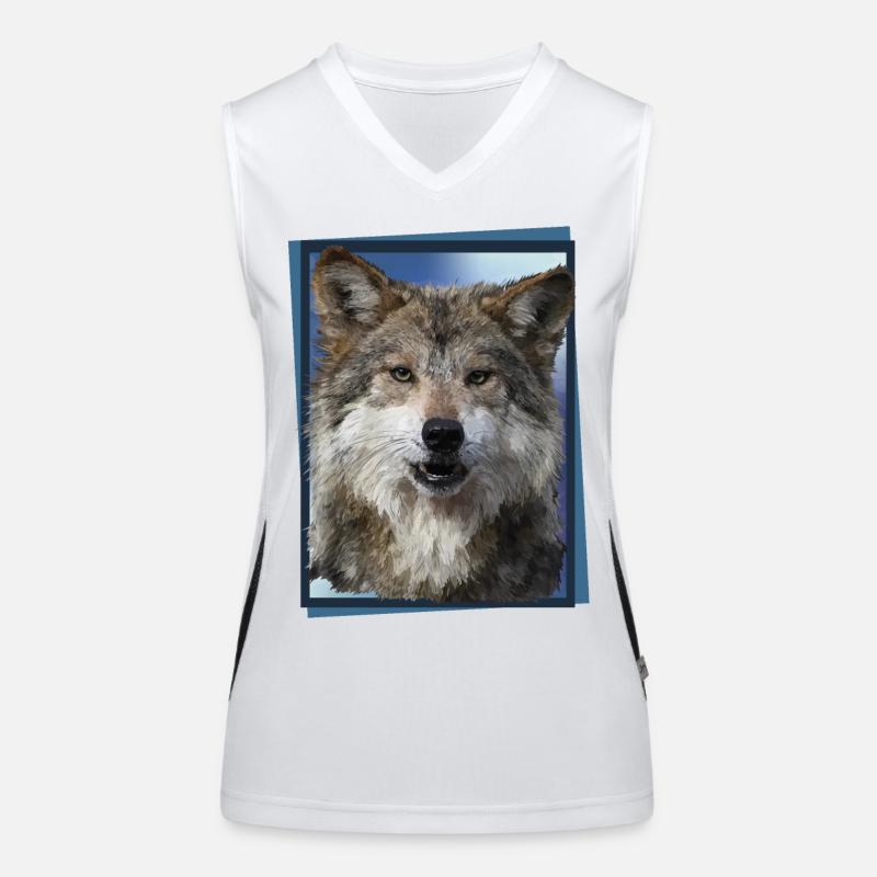 Wolf Women's Functional Contrast Tank Top