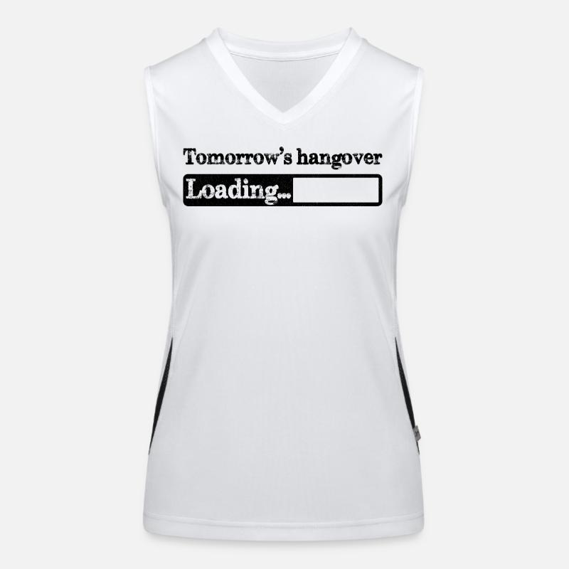 Tomorrow's hangover loading Débardeur respirant contrasté Femme