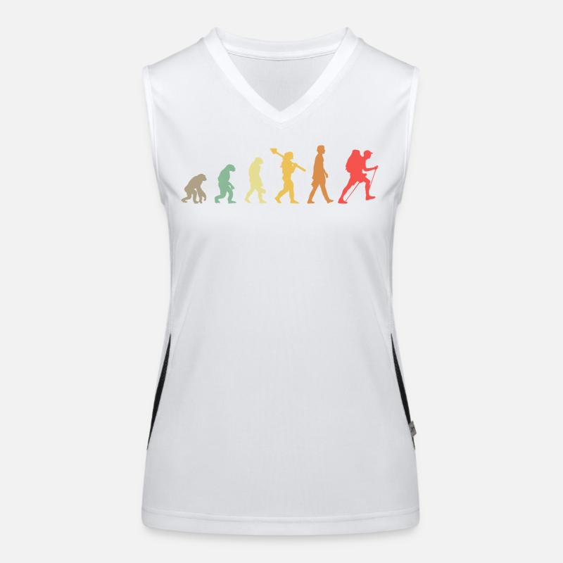 Evolution Hiking Wander Funktionelles Kontrast-Tank Top für Frauen