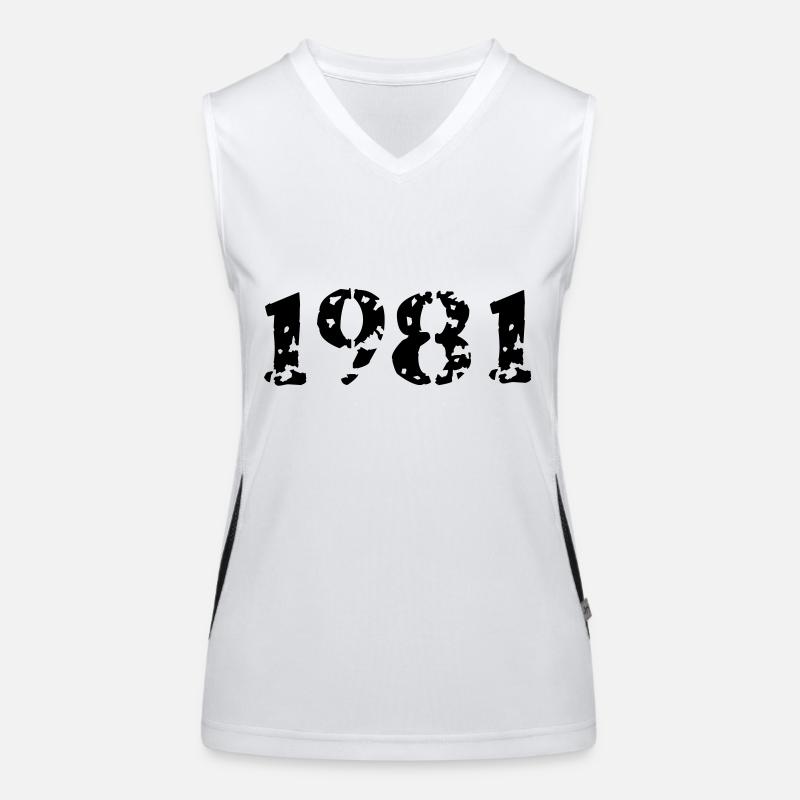 1981 Funktionelles Kontrast-Tank Top für Frauen