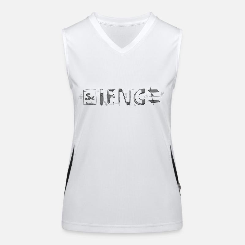 Science! Funktionelles Kontrast-Tank Top für Frauen