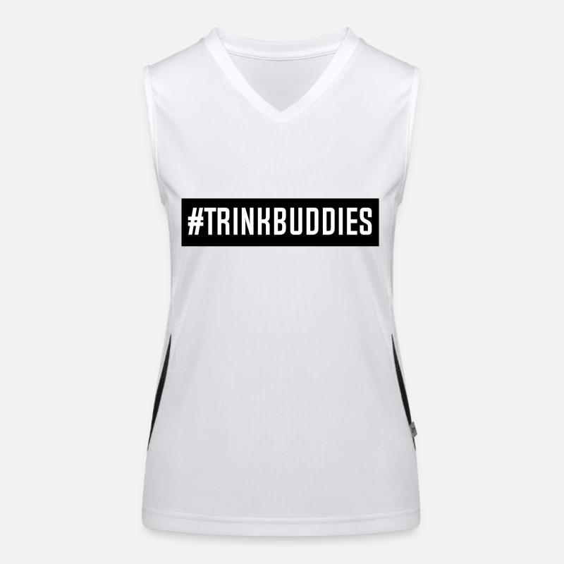 copains potable Débardeur respirant contrasté Femme