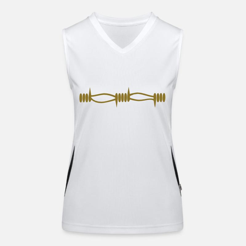 Barbed wire Women's Functional Contrast Tank Top