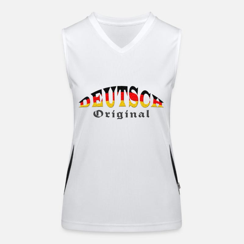 Deutsch - Original Funktionelles Kontrast-Tank Top für Frauen