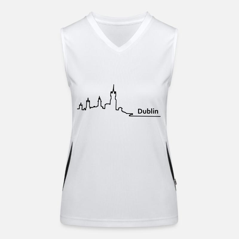 dublin horizon Débardeur respirant contrasté Femme