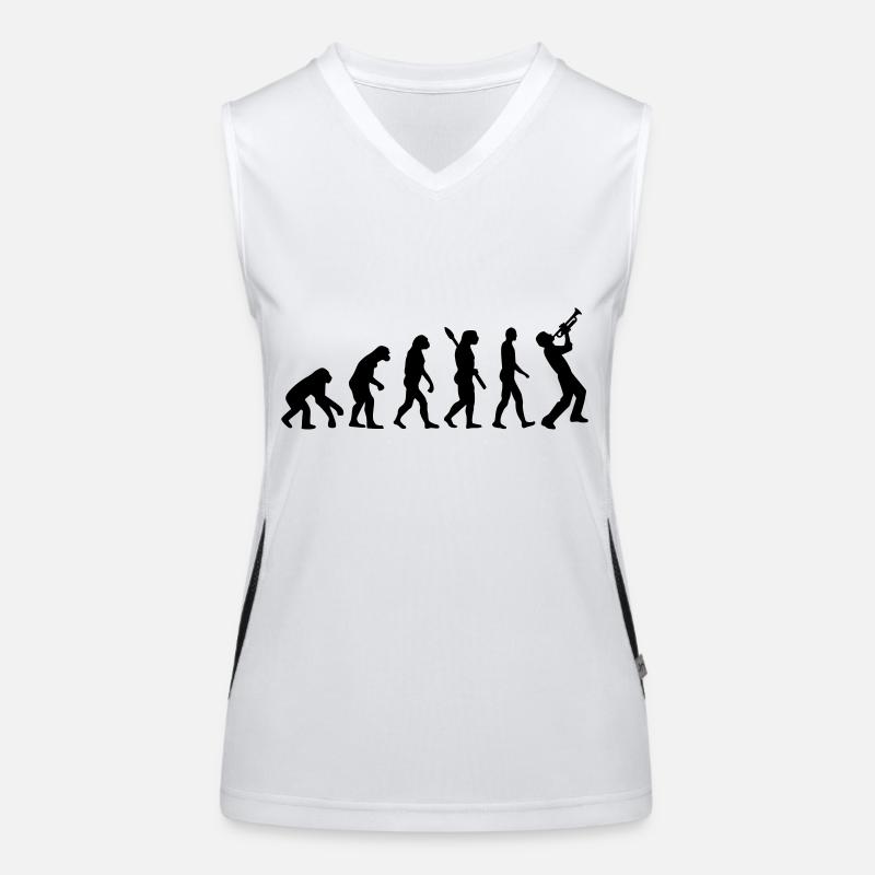 Evolution trumpet Women's Functional Contrast Tank Top