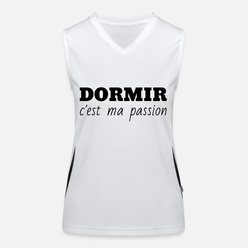 Sleeper Sleeping Schlaf Schläfer Dormir Dormeur Women's Functional Contrast Tank Top