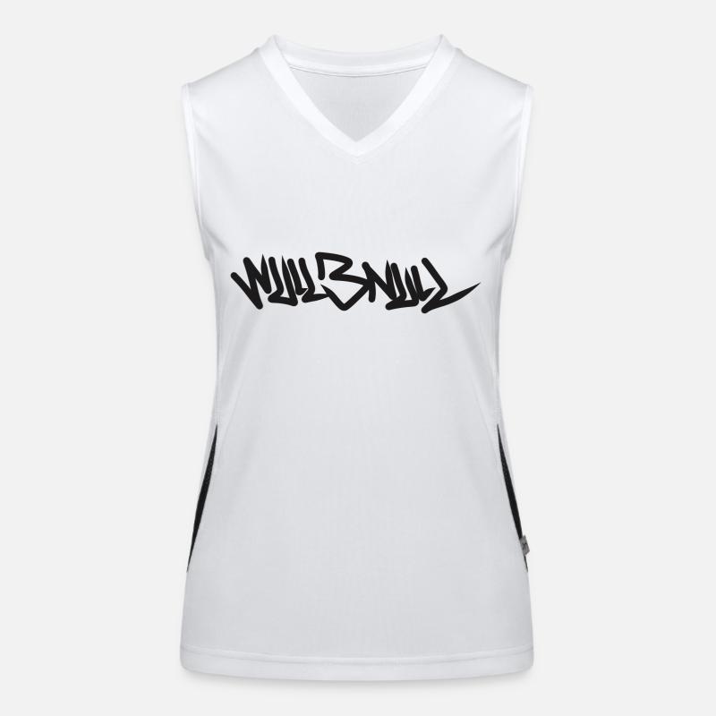 030 Berlin - Graffiti Handstyle Funktionelles Kontrast-Tank Top für Frauen